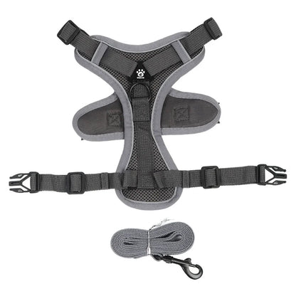 No Pull Dog Harness & Leash Set - Adjustable & Reflective