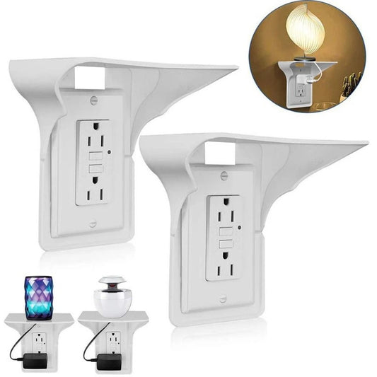Wall Outlet Shelf for Phone Charging - Sturdy & Convenient