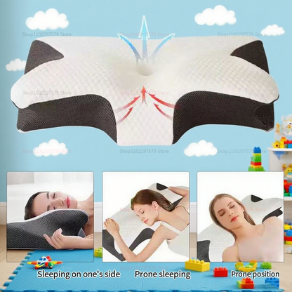 Memory Foam Pillow for Neck Pain Relief & Snoring Reduction