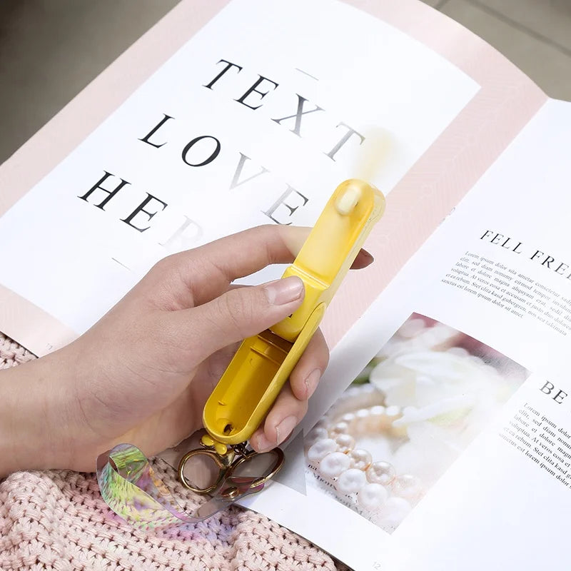 Portable Mini Fan USB Rechargeable 3-Speed Desk Cooler