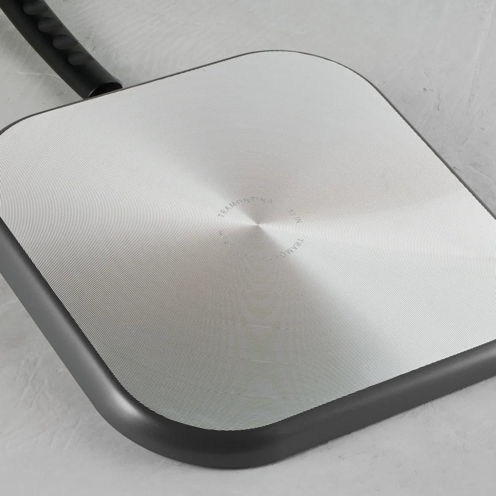 Nonstick Square Griddle - Dishwasher Safe, Stay-Cool Handle