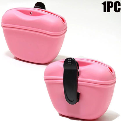 Portable Silicone Dog Treat Pouch - Easy Access & Durable