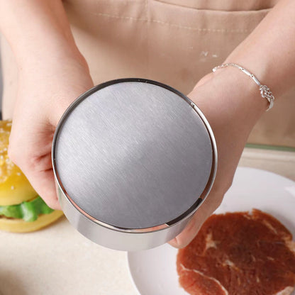 Stainless Steel Meat Press - DIY Burger Patty Mold Tool