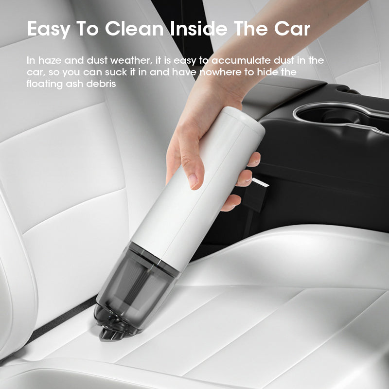 Wireless Car Vacuum - Mini, Powerful Suction, Handheld Convenience