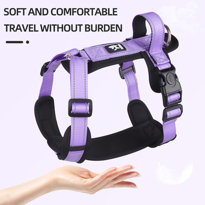 Reflective Nylon Dog Harness Vest - Anti-Escape, Safe Walks