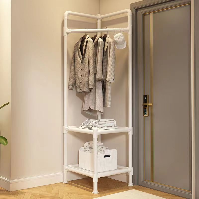 Corner Coat Rack Multifunctional Space-Saving Hall Tree