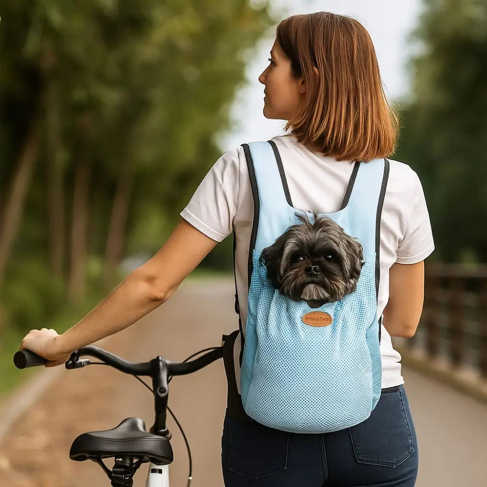 Breathable Pet Carrier Backpack for Small Dogs & Cats – Comfortable Hands-Free Travel Bag