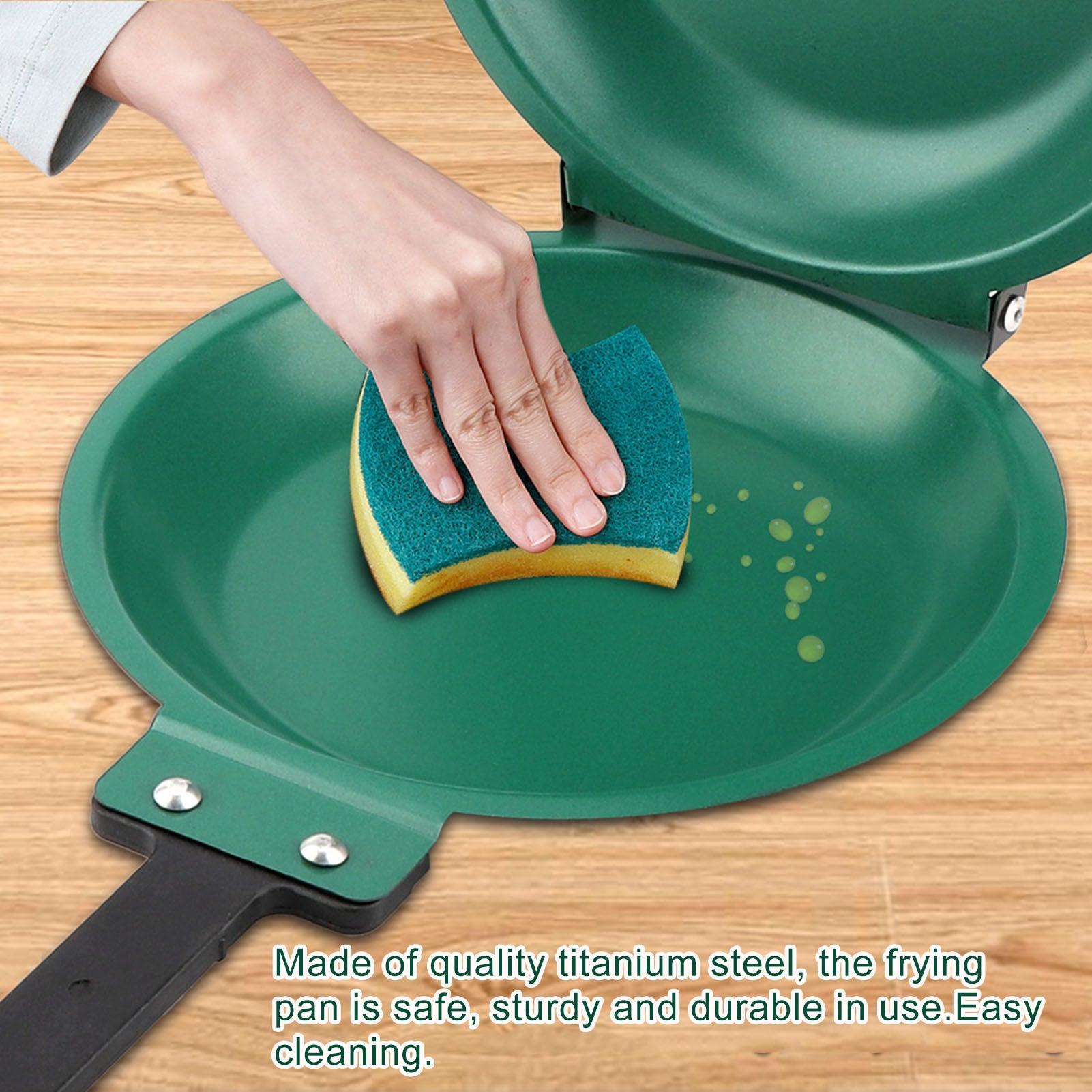 Premium Titanium Flip Pan - Perfect for Pancakes & More