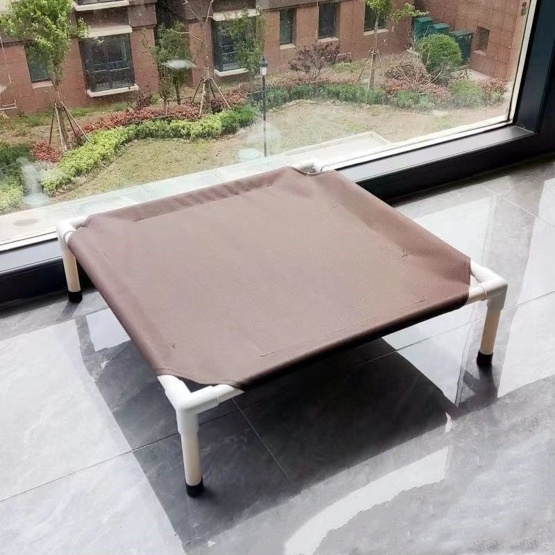 Portable Elevated Dog Bed: Camping, Folding & Washable