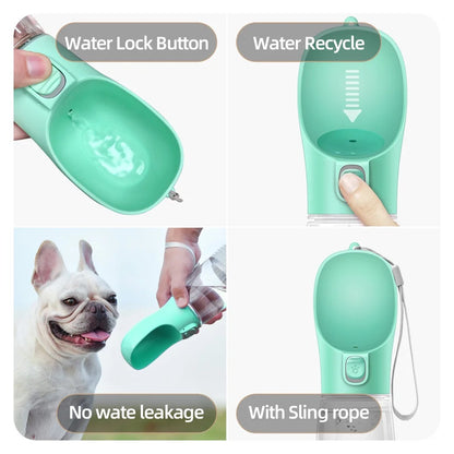 Portable Dog Water Bottle - Leak-Proof Travel Cup for Pets