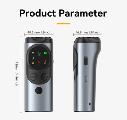 Ultrasonic Dog Repeller & Training Device – Rechargeable Anti-Bark Deterrent with Flashlight