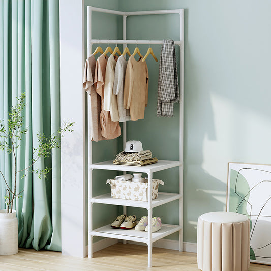 Corner Coat Rack Multifunctional Space-Saving Hall Tree