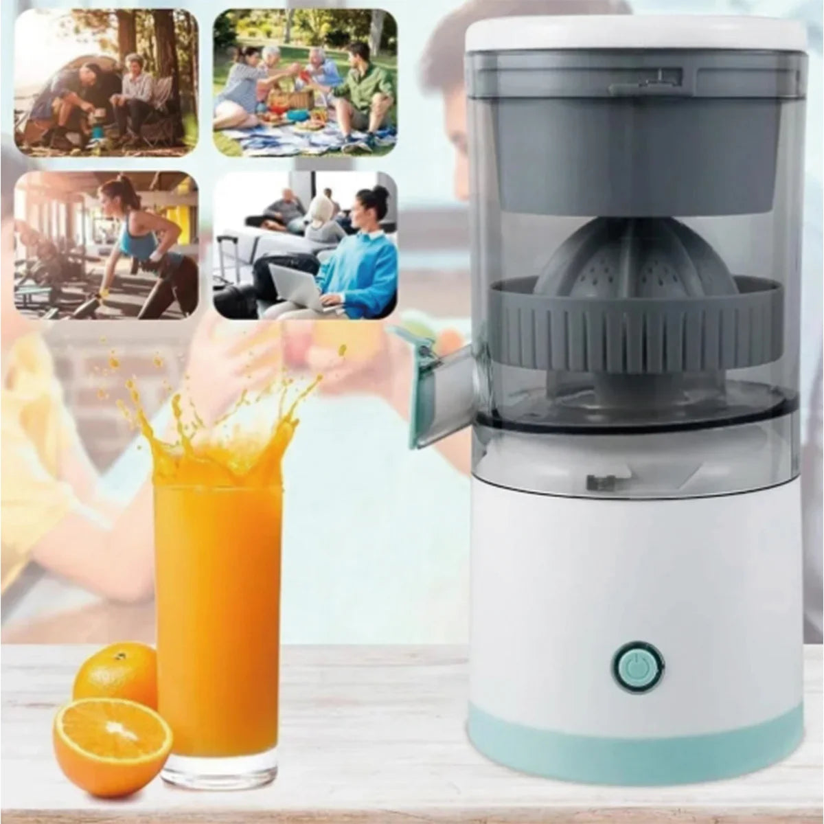Portable USB Juicer: High Output, Rechargeable, Easy Squeeze