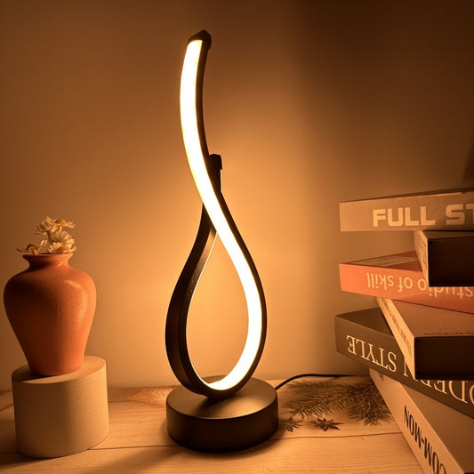 LED Table Lamp: Stylish Bedside Nightlight & Decor