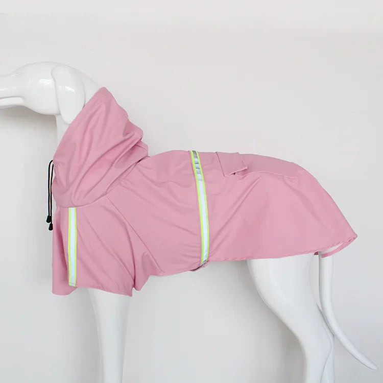 Large Dog Raincoat: Waterproof Corgi Cloak Style
