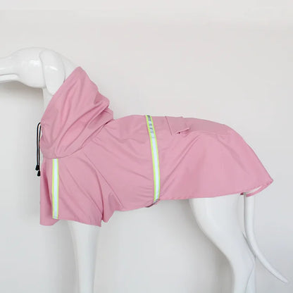 Large Dog Raincoat: Waterproof Corgi Cloak Style