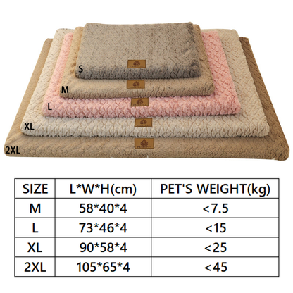 Orthopedic Dog Bed - Washable Faux Fur, Waterproof, Anti-Slip