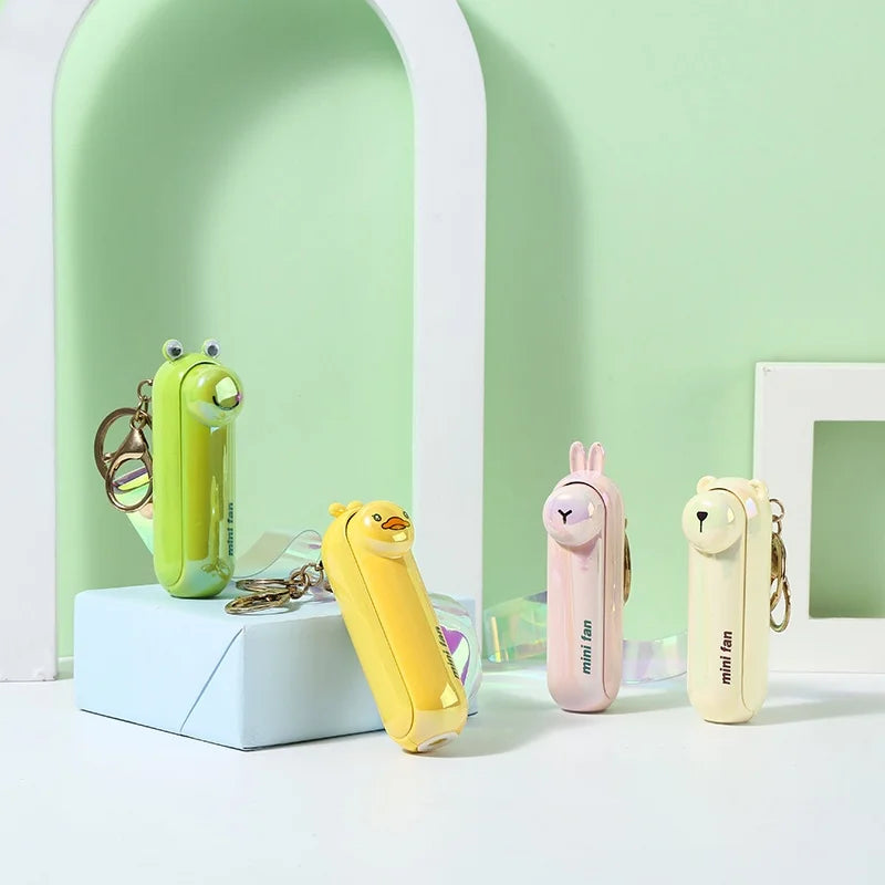 Portable Mini Fan USB Rechargeable 3-Speed Desk Cooler