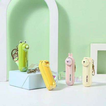 Portable Mini Fan USB Rechargeable 3-Speed Desk Cooler