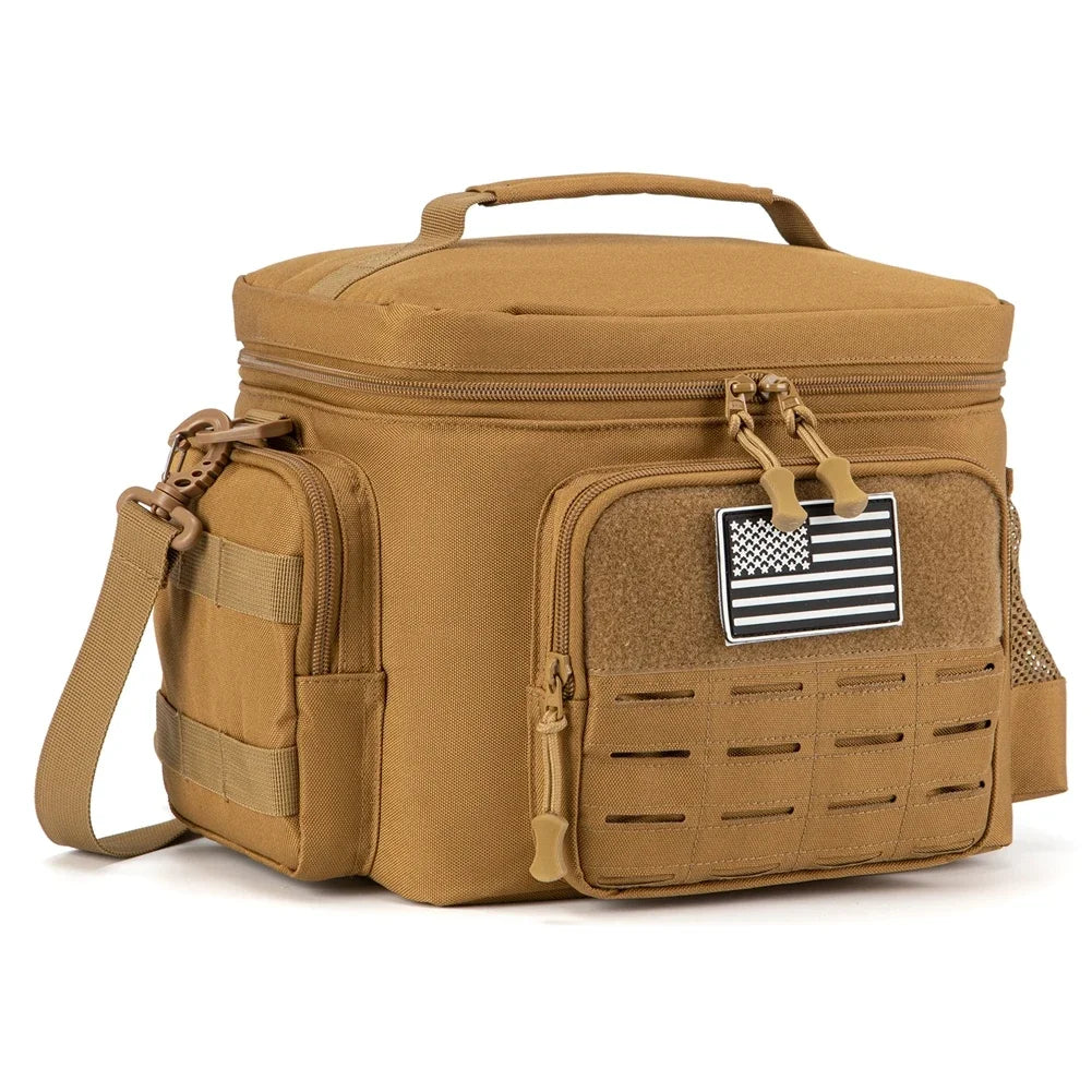 Men's Tactical Lunch Bag - Durable, Outdoor, Thermal Cooler