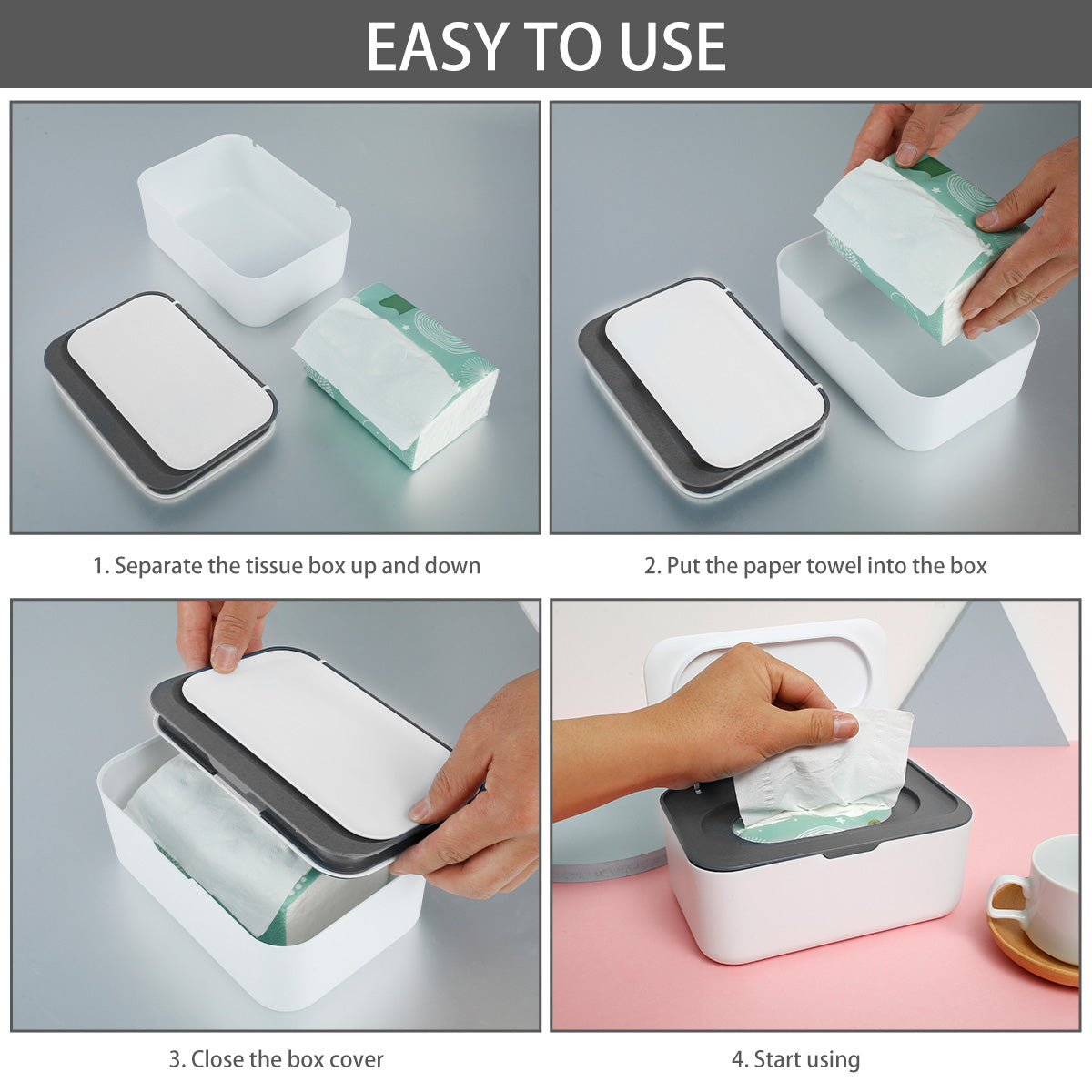 Large Capacity Wipes Holder - Dustproof, Versatile & Stylish