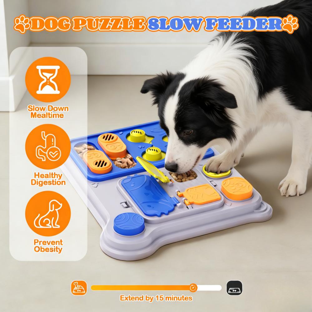 Dog Puzzle Toy & Feeder - IQ Training Treat Dispenser