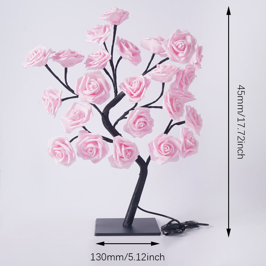 LED Rose Tree Lamp USB - Romantic Home & Party Decor