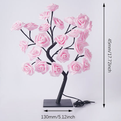 LED Rose Tree Lamp USB - Romantic Home & Party Decor
