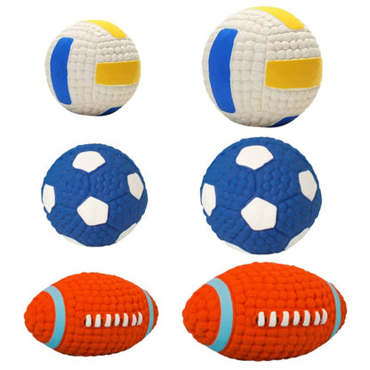 Dog Chew Toys: Anti-Bite Squeak Balls for Chihuahuas