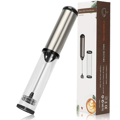 Electric Milk Frother Handheld Mini Coffee Foamer Whisk