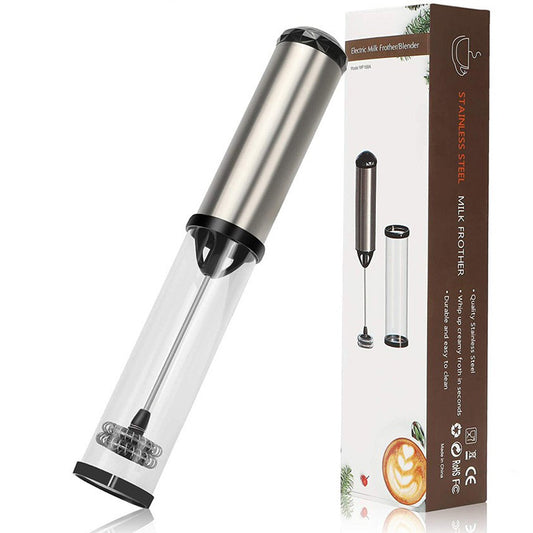 Electric Milk Frother Handheld Mini Coffee Foamer Whisk