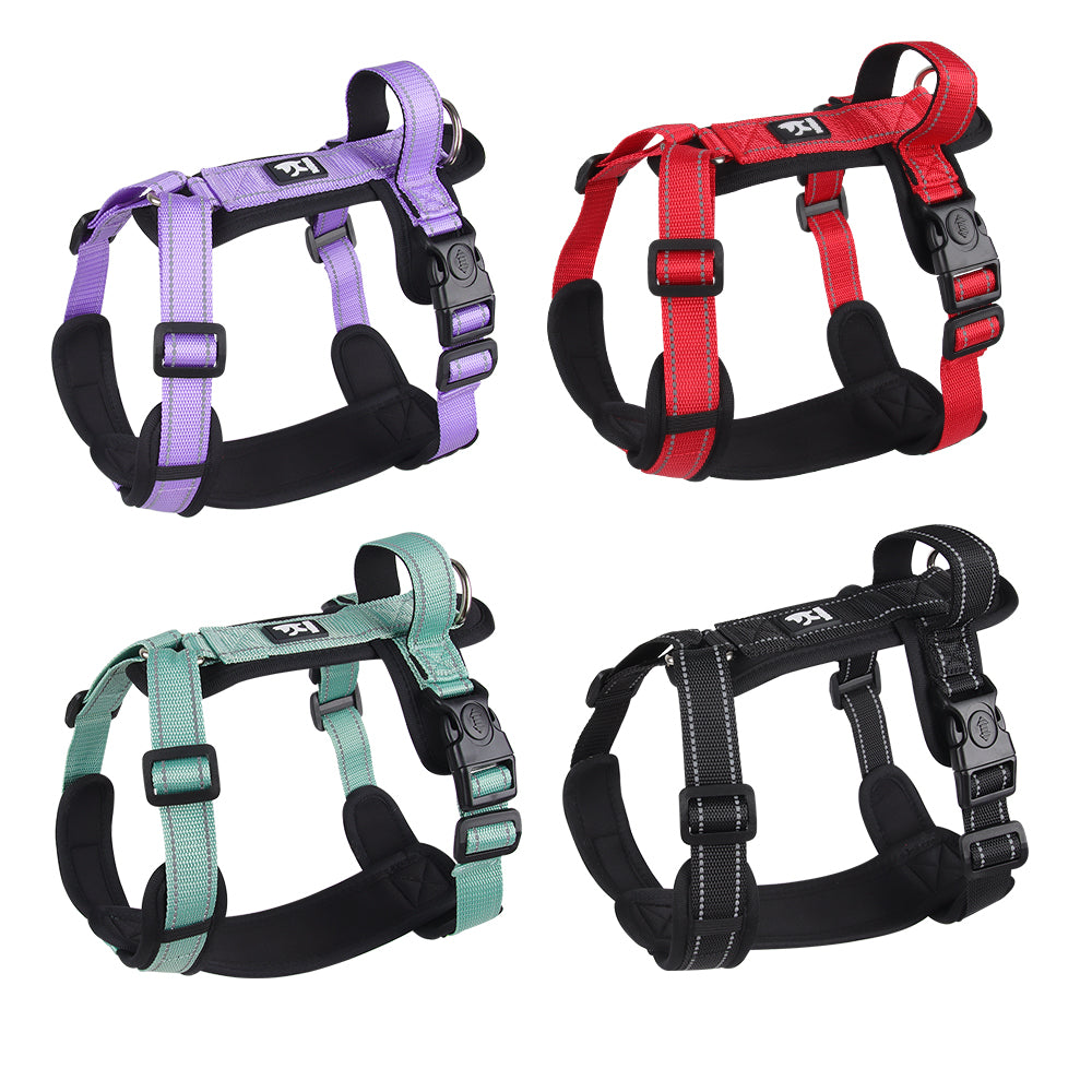 Reflective Nylon Dog Harness Vest - Anti-Escape, Safe Walks