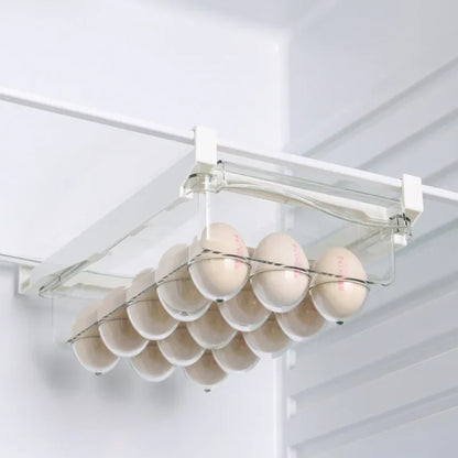 Refrigerator Drawer Storage Box - Sliding Plastic Organizer
