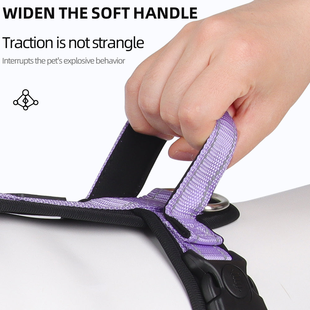 Reflective Nylon Dog Harness Vest - Anti-Escape, Safe Walks