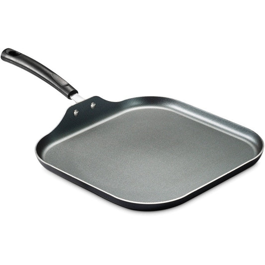 Nonstick Square Griddle - Dishwasher Safe, Stay-Cool Handle
