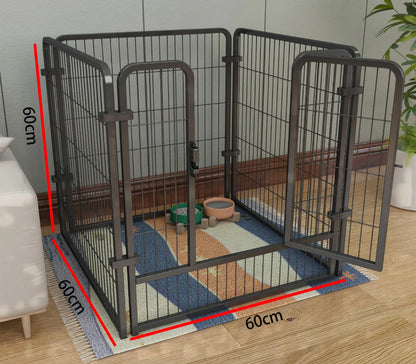 Dog Fence Playpen: Foldable 4/6 Panels Heavy Duty Kennel