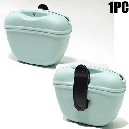 Portable Silicone Dog Treat Pouch - Easy Access & Durable