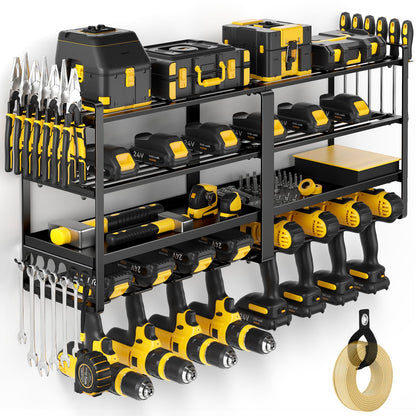 Power Tool Organizer Wall Mount - Heavy Duty Drill Holder