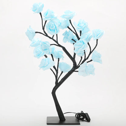 LED Rose Tree Lamp USB - Romantic Home & Party Decor