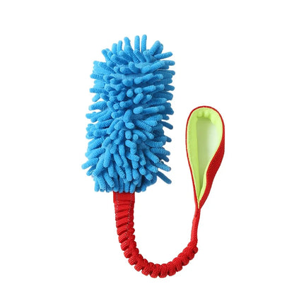 Interactive Dog Chew Toy - Durable Plush, Rope & Teeth Cleaner