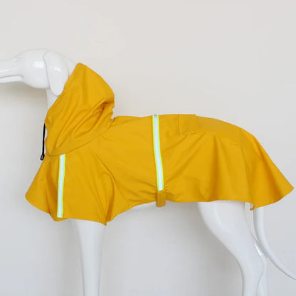 Large Dog Raincoat: Waterproof Corgi Cloak Style