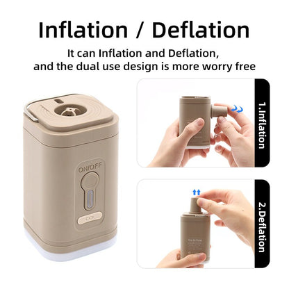 Electric Air Pump Portable Wireless Inflator for Air Beds