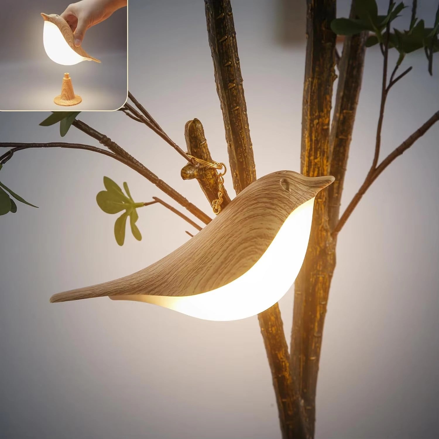 Cartoon LED Night Lamp - Touch Sensor Bedside Light for Kids