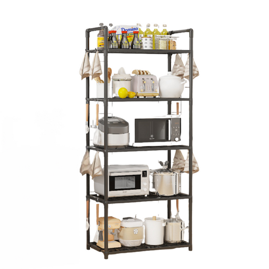 Multi-Layer Movable Storage Rack for Kitchen & Bathroom
