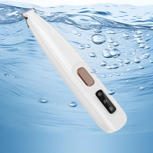 LED Dog Paw Trimmer – Quiet Waterproof Pet Grooming Clipper