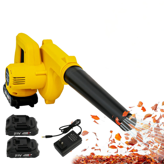 Portable 21V Leaf Blower - High Power, Multi-Speed, 2.0Ah Battery