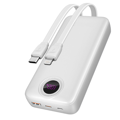 Fast Charging Power Bank: 20000mAh, 5 Outputs for iPhone & Samsung
