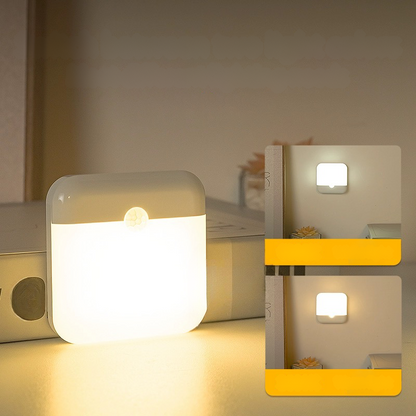Motion Sensor LED Light USB-C Rechargeable Night Lamp