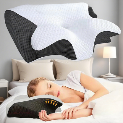 Memory Foam Pillow for Neck Pain Relief & Snoring Reduction