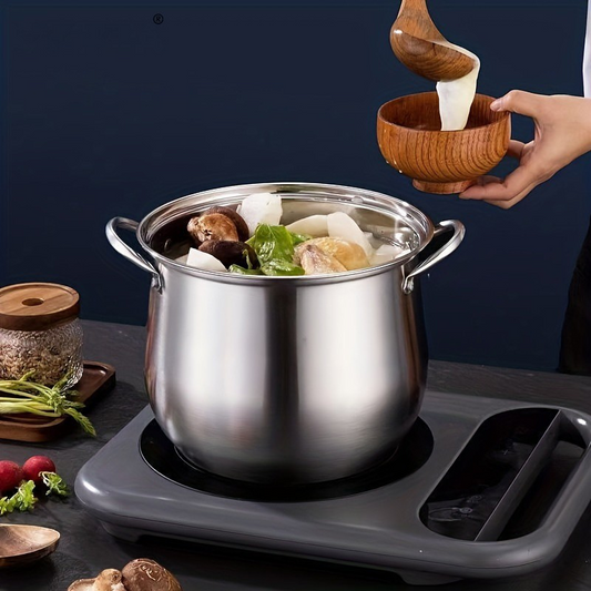 Universal Stainless Steel Cooking Pot - Perfect for Stews